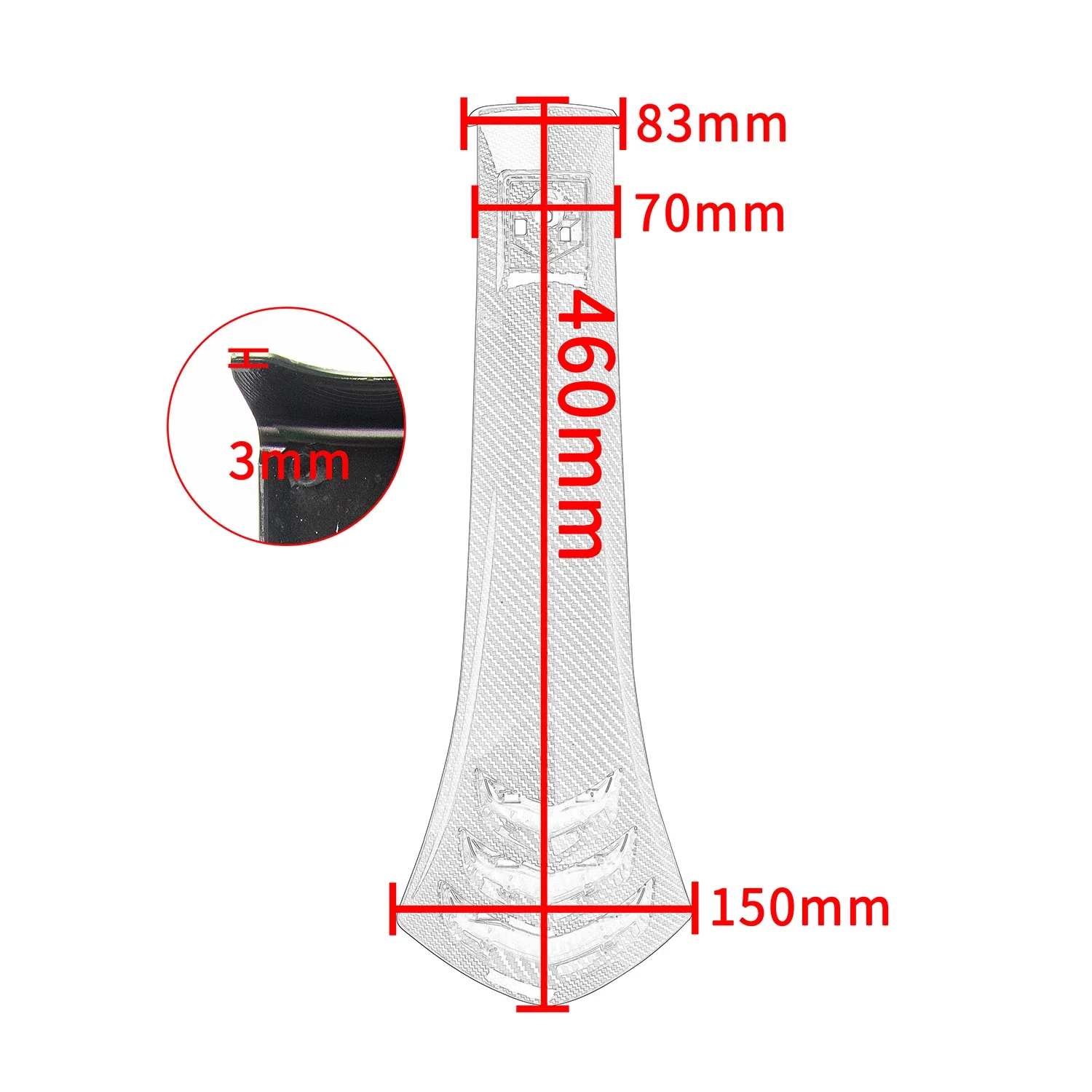 สําหรับVespa GTS125 GTS250 GTS300 GTV 300 2019-2022 รถจักรยานยนต์ด้านหน้าHorn Head FairingฝาครอบGTS 125 250 300 GTV300 อุปกรณ์เสริม
