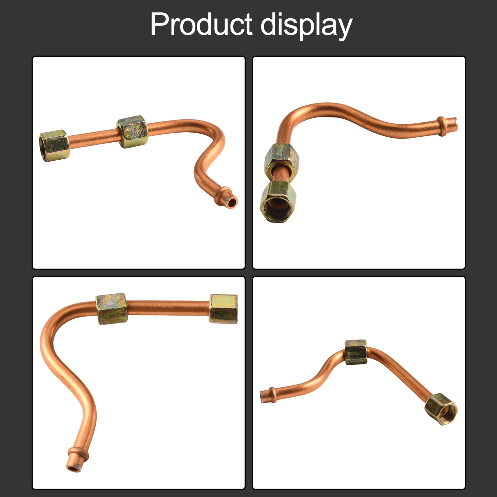 

For Small Household Air Compressor Aluminum Air Compressor Exhaust Tube Easy Replacement Bell Mouth Interface Silver Tone Finish