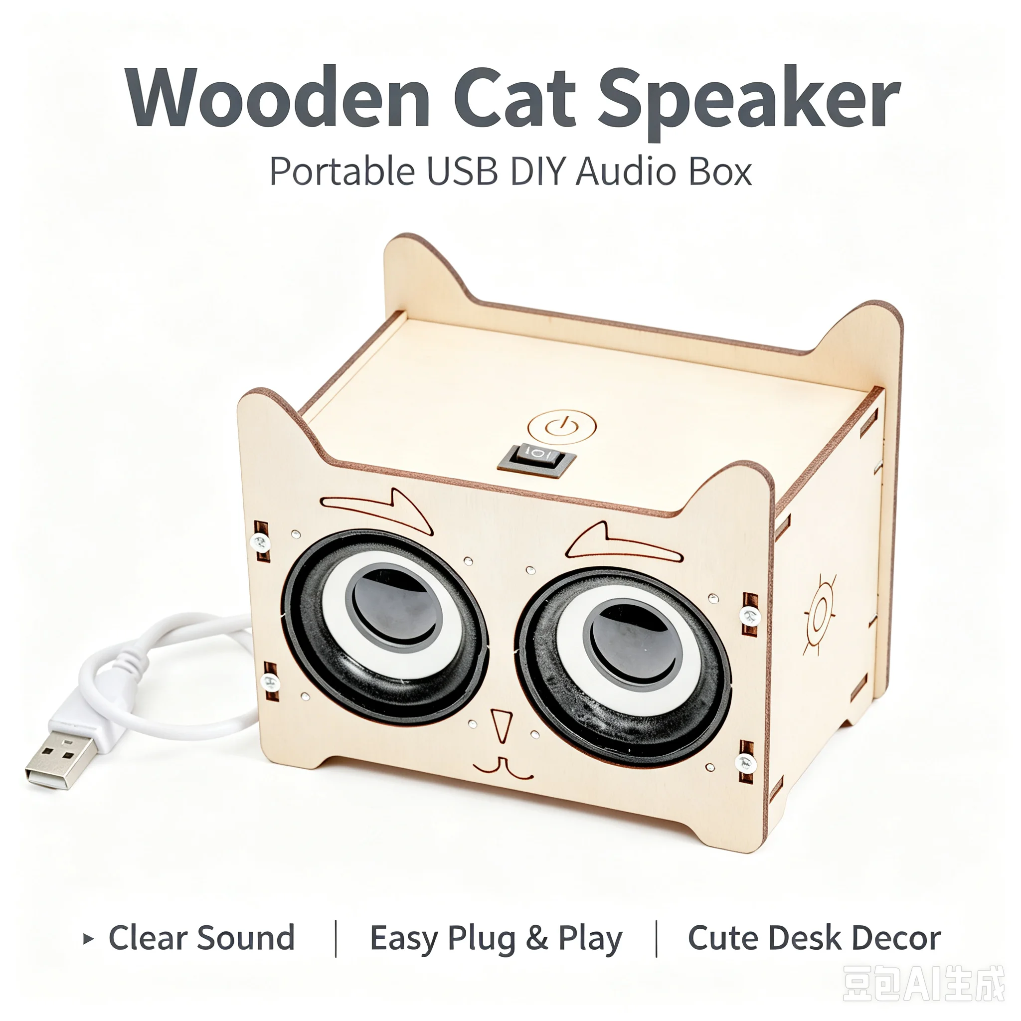 DIY Wireless Bluetooth Speaker Assembly Kit, Funny Science Handmade Making Set, STEM Maker Teaching Supplies