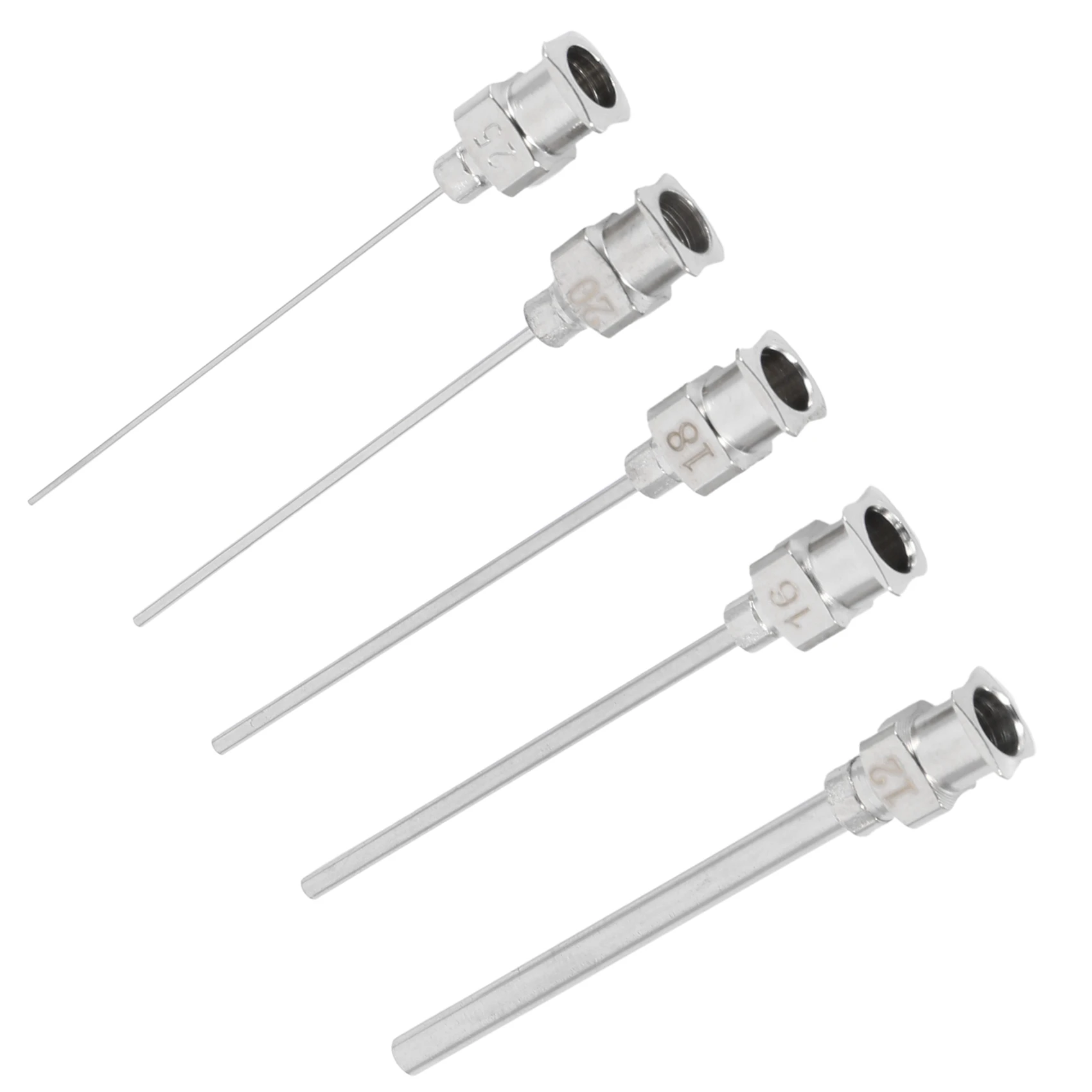 

【LOVE】20 шт. Тупые иглы-наконечники из нержавеющей стали для дозирующих шприцев, калибры 12/16/18/20/25/38G