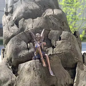 Blumenfee Harzstatue, Außendekoration, Garten, Terrasse, Rasen, dekorative Skulptur 6 Hauptverkaufspuppe Jardim - №5