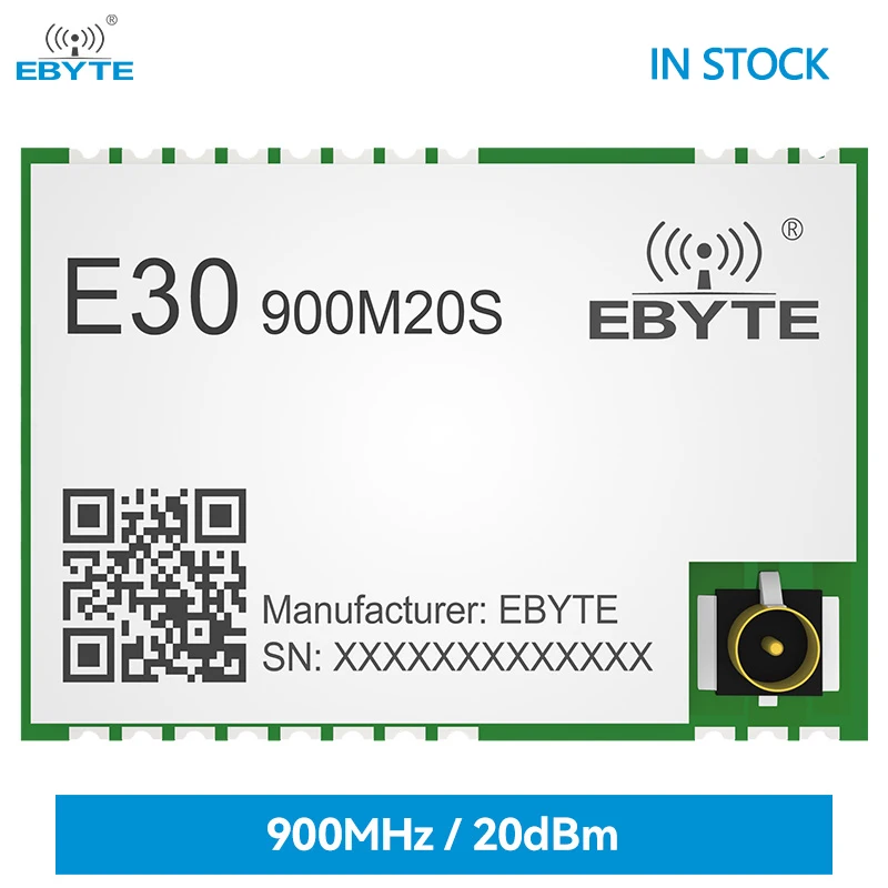 In Stock SI4463 RF Wireless Module 868/915MHz 100mW 2.5KM Long Range E30-900M20S IPEX/Stamp Hole Antenna SMD SPI Wireless Module