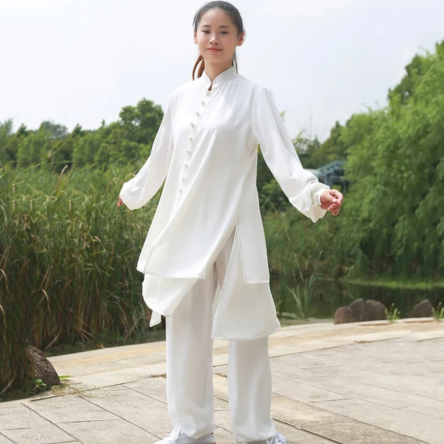 Tai Chi Clothes Wushu Clothing Kung Fu Dress Martial Art Uniform Spring Summer Long Sleeves Breathable 2025 New Style - Image 3