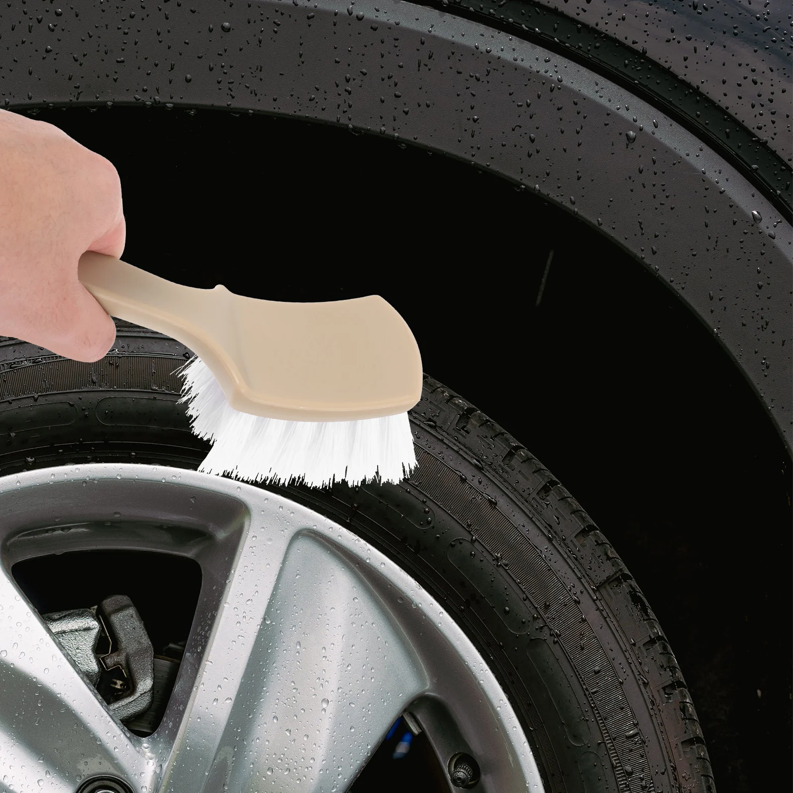 Car Cleaning Brush Wheel Scrub Wheeled Beauty Products Washing Tool Vehicle Tire for