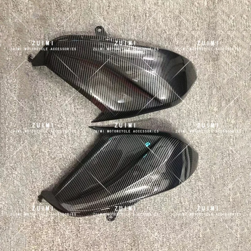 Carbon Fiber Paint Gas Tank Side Cover Panel Trim Fairing Cowl Fit For Kawasaki Z800 2013-2014-2015-2016