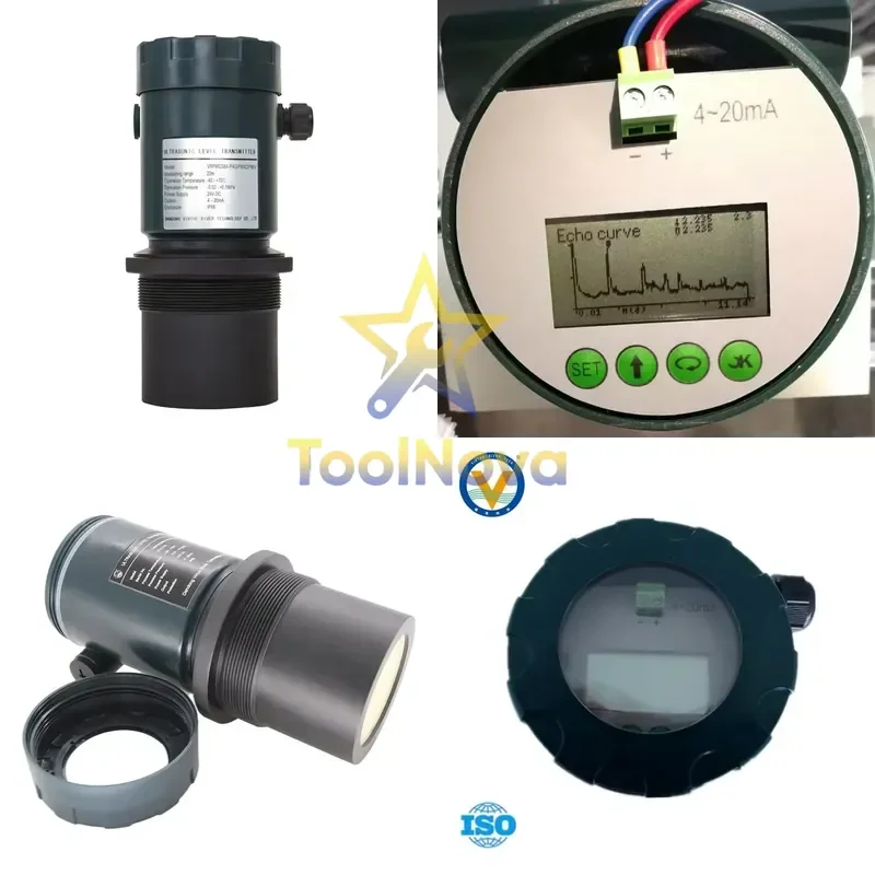 2026hotsale* VRPWCS64-20M Ultrasonic Liquid Level Sensor and Transmitter for Water Sewage Treatment 4-20mA Output