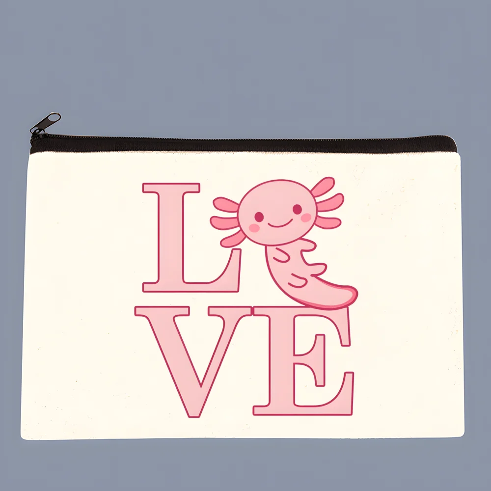 

Anatomy of the mexican Axolotl Kawaii New Women Mini Coin Purses Original Card Holder Small Wallets Change Money Bag