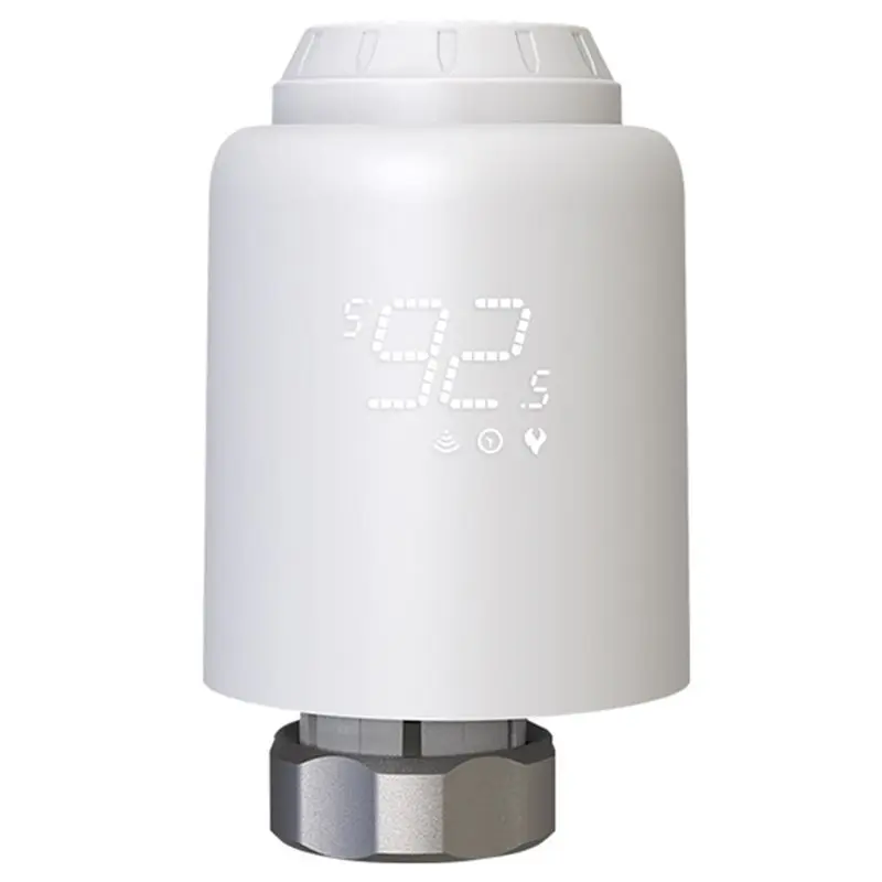 BABQ Tuya ZigBee Thermostatic Radiator Valve SmartLife Wireless Remote Heating Temperature Controller Voice Control