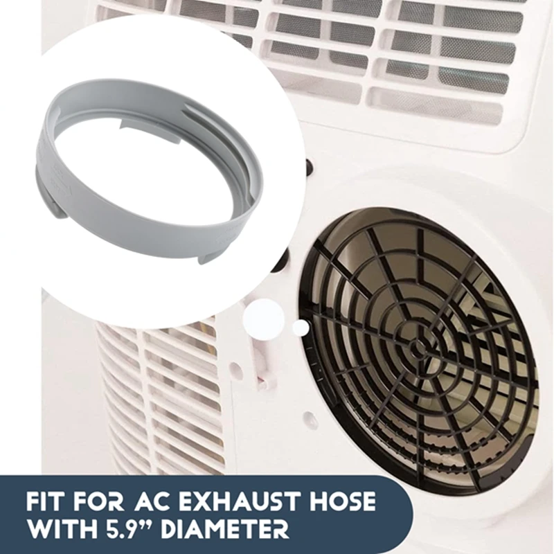 interface Portable Air Conditioner Exhaust Hose Coupler Window Adapter A/C Unit Tube Connector Parts & Accessories Round