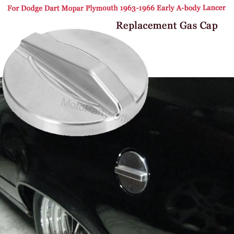 Tapa de Combustible para Dodge Dart Mopar Plymouth Valiant Barracuda 1963-1966, Repuesto de Tapa de Gasolina para Modelos A-Body Iniciales y Lancer