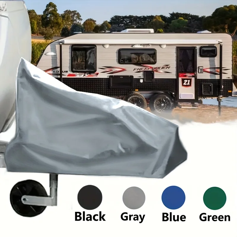 غطاء حماية بخطاف المقطورة RV - شبكة متينة من النايلون قابلة للتنفس، مناسبة لمركبات الترفيهية والسيارات وإكسسوارات السفر