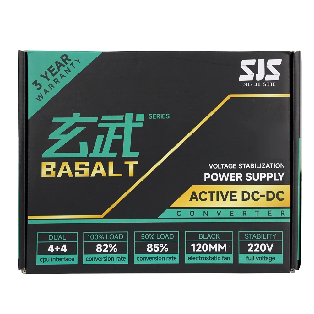 سلسلة SEJISHI BASALT مزود الطاقة 550 وات 650 وات مصدر الكمبيوتر 750 وات 850 وات 3.0 فونتي أكتيف PFC 90 فولت 220 فولت كمبيوتر ألعاب PSU