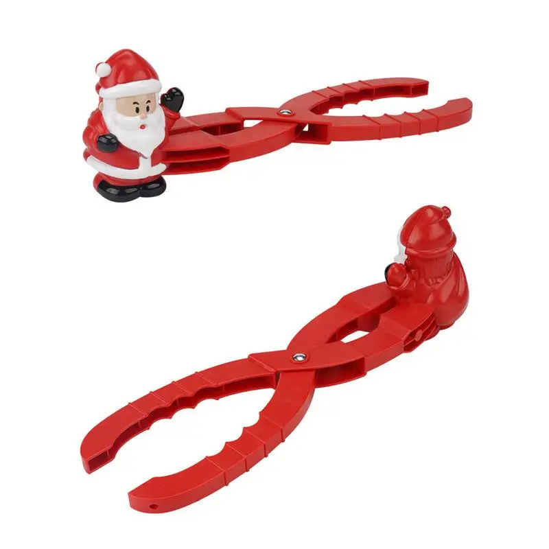 Outdoors Snowball Clip Snow Grasping Clamps Tool Snowman shape Cartoon Snowballs Grabber Throw Snow Ball Sports Toys Kids Gift