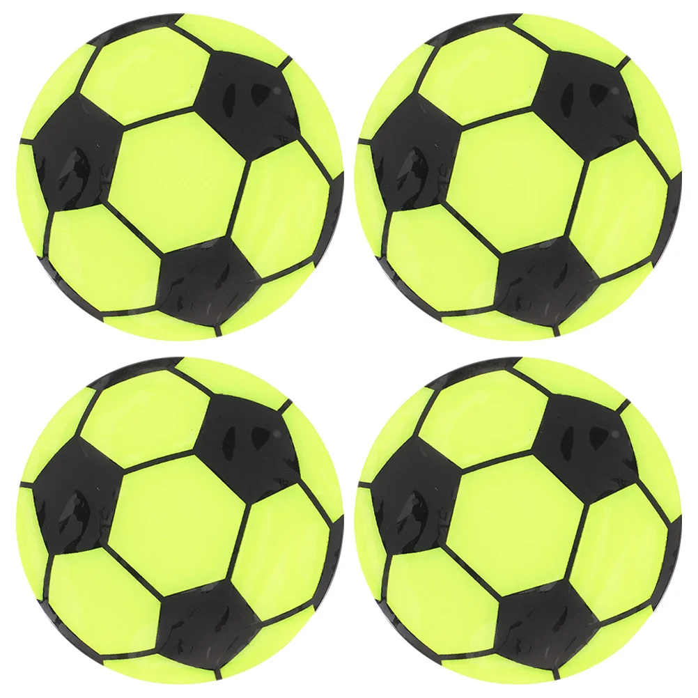 

4pcs Reflective Stickers 4 Sheets Self-Adhesive Wheel Reflectors For Bike Car Safety Decor Night Riding Accessories