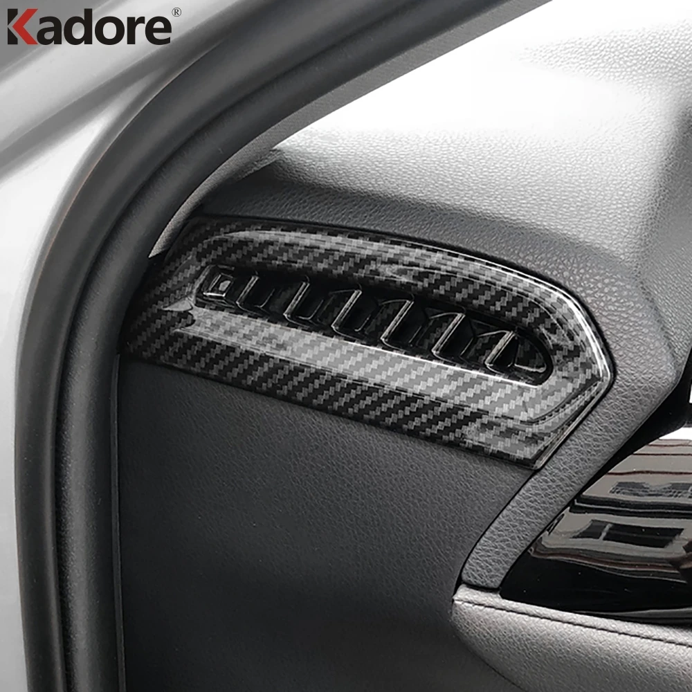For Toyota Camry 70 2018 2019 2020 2021 2022 2023 Carbon Car Side Air Condition Vent Outlet Cover Trim Interior Accessories
