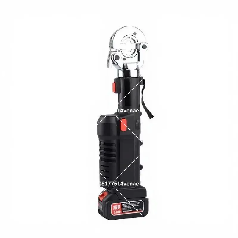 2-in-1 Mini Crimping Pliers, Straight Shank Electric Hydraulic Shears with Lithium Battery for Charging