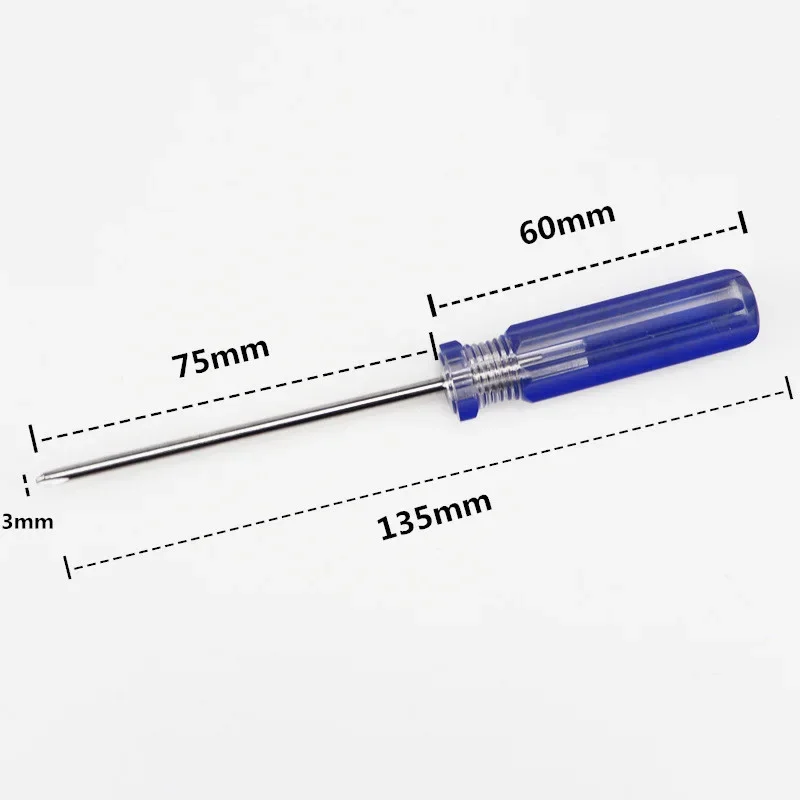 T6 T8 T9 T10 3mm precyzyjny śrubokręt magnetyczny narzędzie do naprawy zegarków cienki śrubokręt krzyżakowy płaski narzędzia do naprawy narzędzia