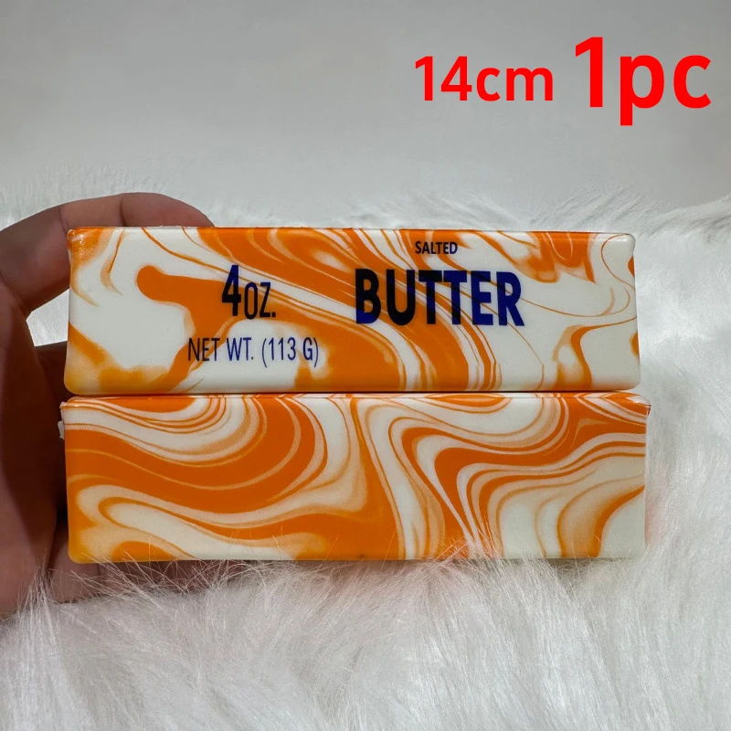 Bunte, langsam aufsteigende Butter-Squishies: Sensorisches Stressabbau-Spielzeug-Set – Weiche & dehnbare Quetschfiguren für Partygeschenke