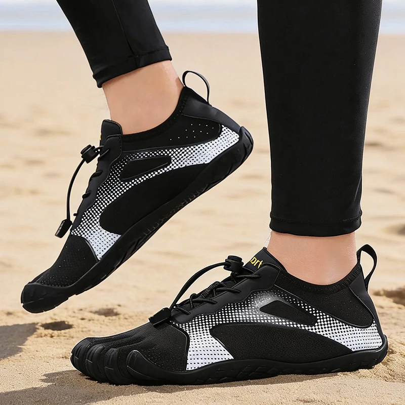 Neue Unisex Breitere Schuhe Atmungsaktives Mesh Herren Barfuß Fünf-Zehen-Schuhe Marken-Flachschuhe Weiche Zero-Drop-Sohle Breitere Zehenbox Sneaker Große Größen – Detail 17