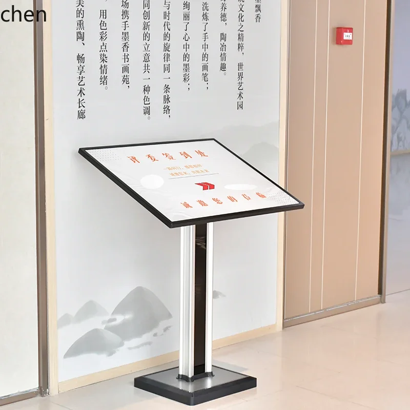 L7-15  Display Advertising Sign Floor Standing Hallway Sign Guide Sign Hotel Display Stand