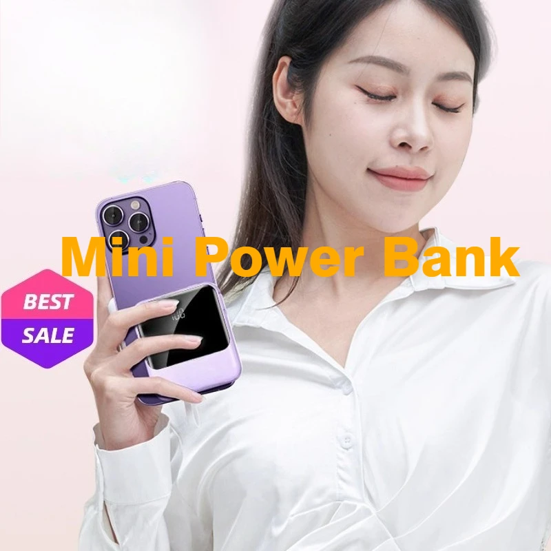 Power Bank Khusus untuk Ponsel Apple, Pengisian Cepat, Dapat Dibawa di Pesawat