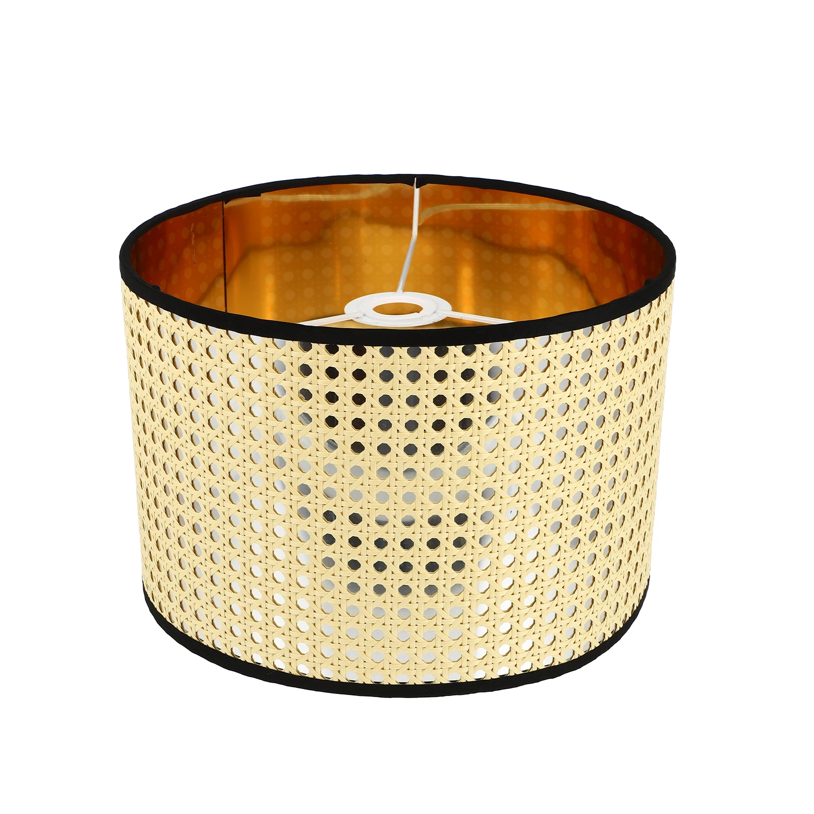 

Hexagonal Lampshade Small Lampshades Table Light Shade Desk Lamp Vintage Lampshades Iron Bracket Bamboo Material Sturdy Durable