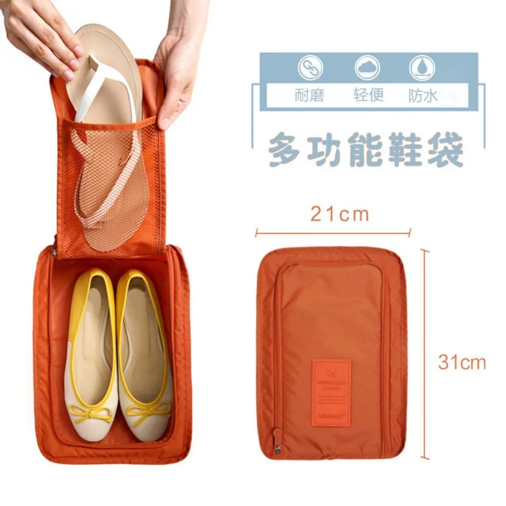 Tragbare Faltbare Schuhaufbewahrungstasche Multifunktionale Wasserdichte Reise-Schuhtasche Organizer