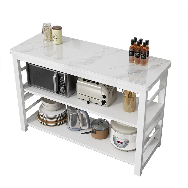 

Slate Kitchen Rack Floor-to-ceiling Multi-functional Vegetable Cutting Table Chopping Table
