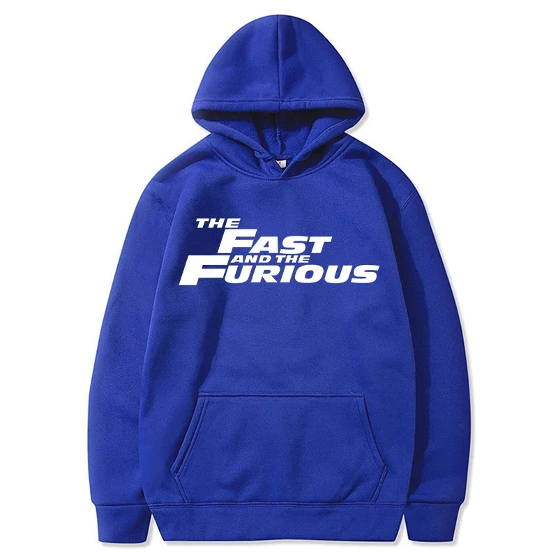 The Fast And The Furious Hoodies Men Fashion Letter Graphic Printed Sweatshirts Women Causal Harajuku Streetwear Hooded Pullover