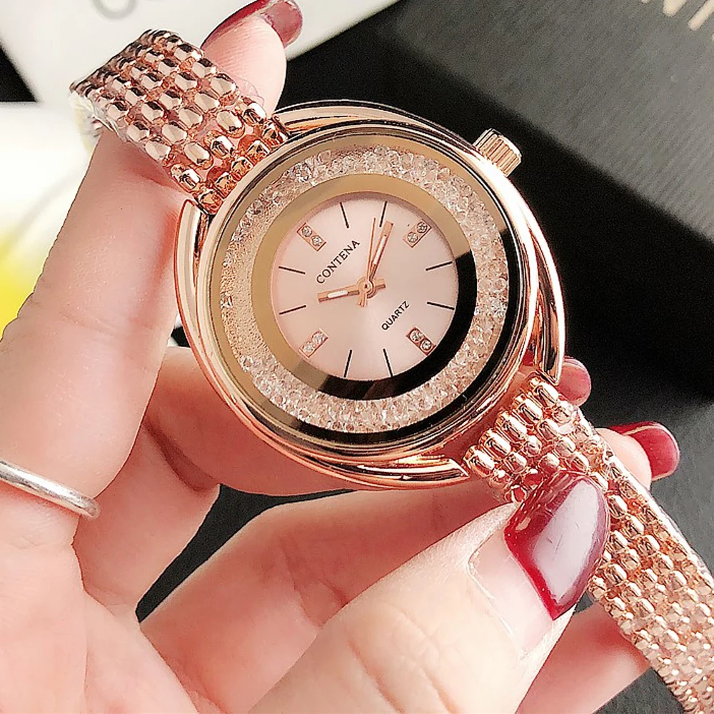 Montre de luxe décontractée pour femme, montres-bracelets de créateur, horloge habillée, marque de mode pour femme, nouveau, 2023