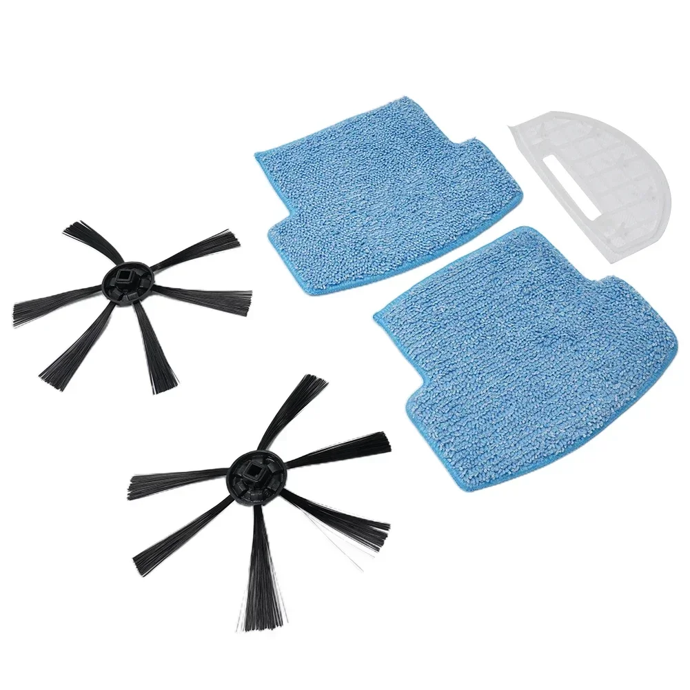 

Vacuum Cleaner Accessory Kit Brush Filter Robot Vacuum Parts For Mondial, For Multilaser WAP100 Cleaning Cloth Mop Side Brushes