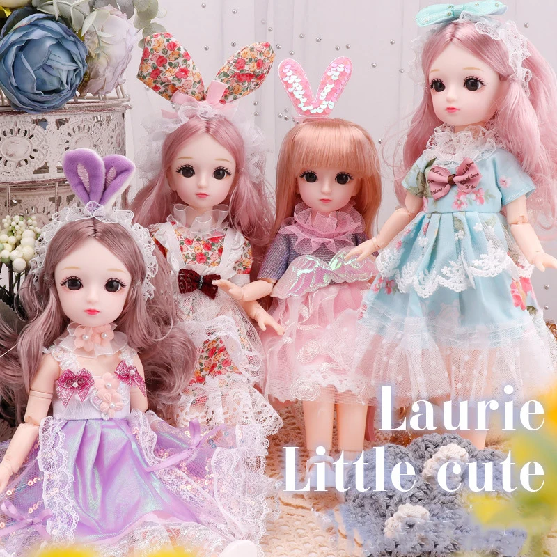 

Cute Princess Dress Doll Lolita 30cm Doll 1/6 Bjd Doll Accessories Princess Doll Children's Girl Birthday Gift Toys Birth gifts