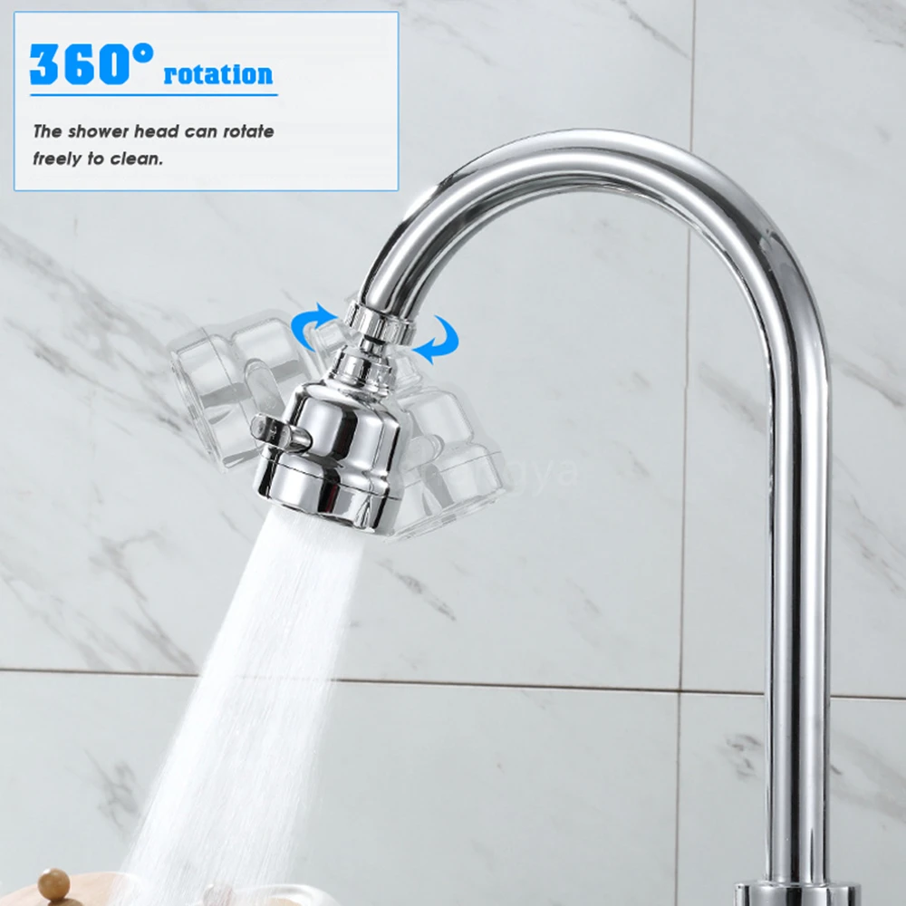 Kitchen Faucet Aerator Adjustable Swivel Tap Sprayer Filter Diffuser Water Saving Bath Shower Mixer Tip Nozzle Faucet Connector