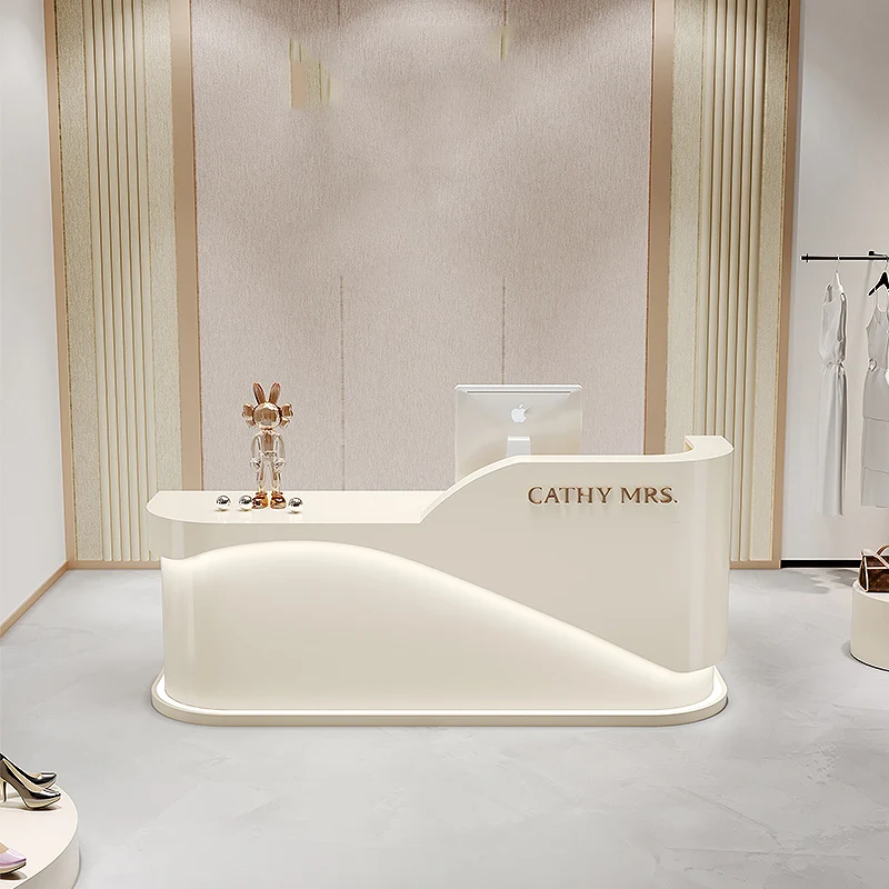 

Minimalist Design Reception Desks Beauty Luxury Unique Salon Reception Desks Modern Shelves Simple Escritorio Office Furniture