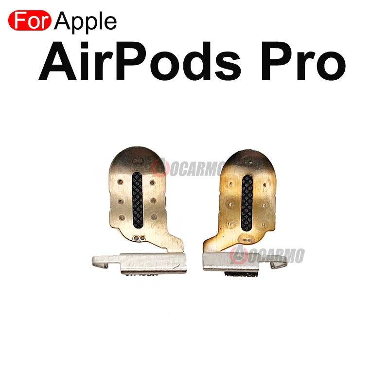 Aocarmo For Apple AirPods Pro Pro2 2 Earphone Top Sensor Dust Mesh Metal Back Net Replacement Repair Part