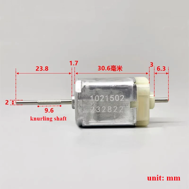 

1021502 Mini 20mm*20mm Square Motor DC 12V 9450RPM Micro Dual Shaft Electric Motor for Car Door Lock Control Engine
