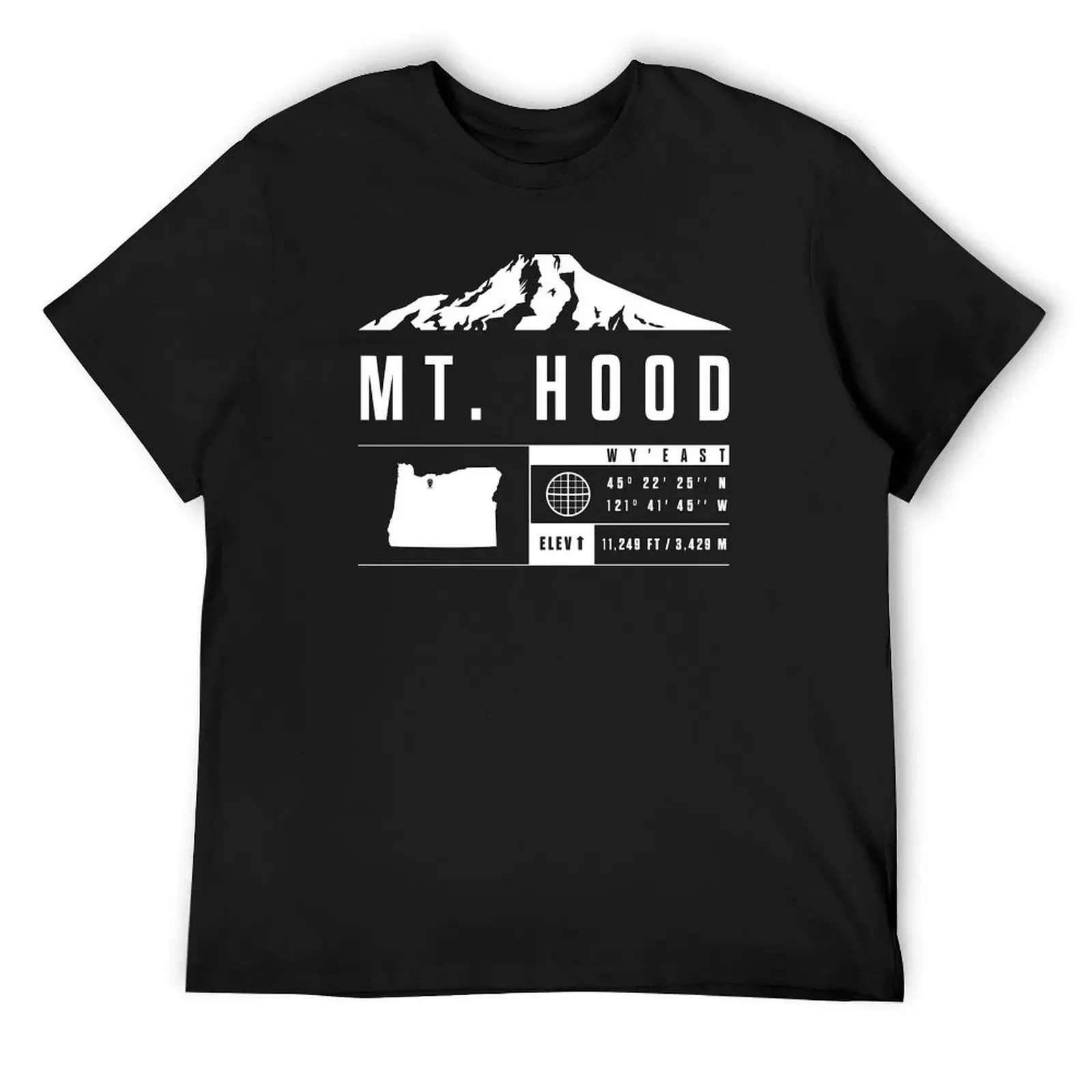 Mt. Hood - Wy'east T-Shirt summer top sports fans Short sleeve tee men