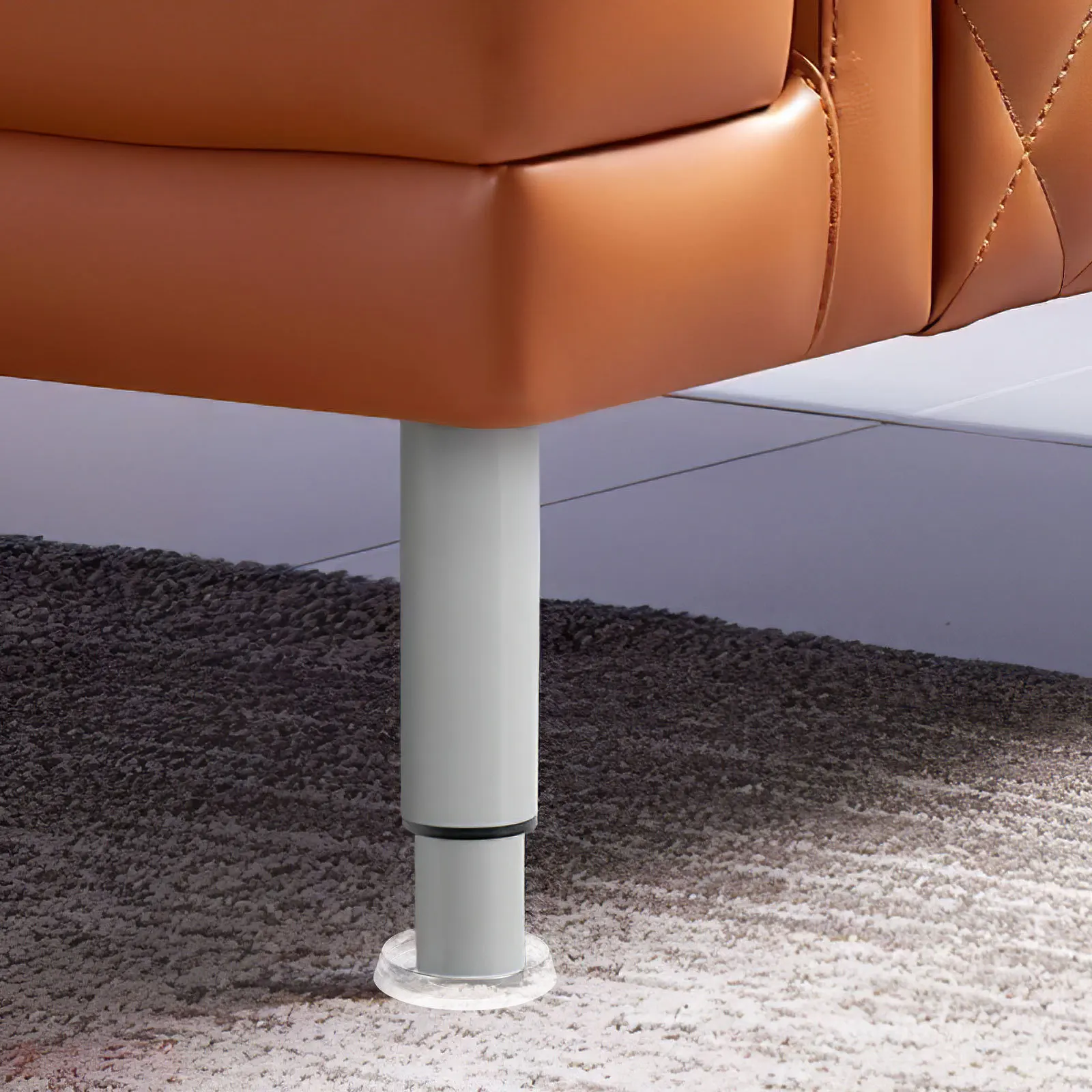 

8pcs Anti-Slip Floor Protectors Heavy Duty Furniture Caster Cups Pads For Hardwood Vinyl Tile Cement Floors Furniture Leg Caps