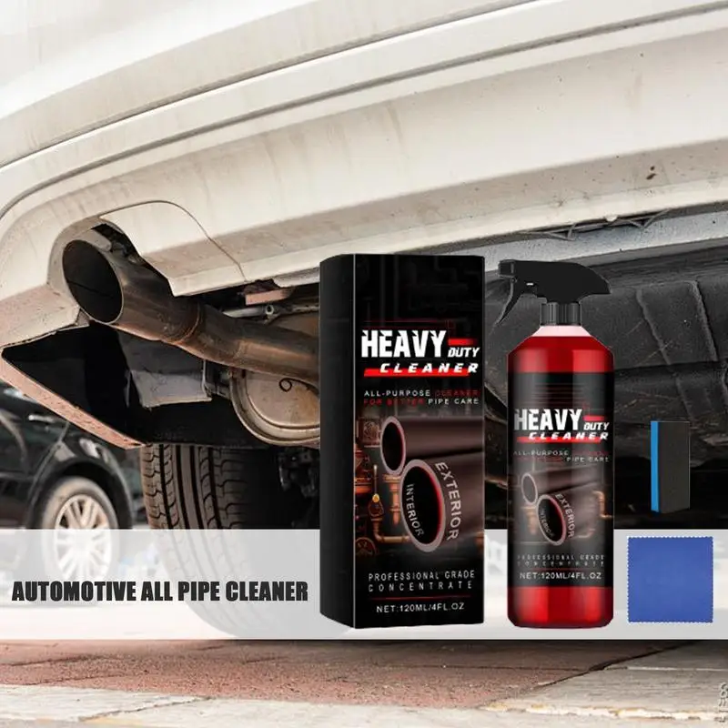 Exhaust And Emissions System Cleaner Exhaust Pipe Rust Remover Agent Multifunctional Exhaust System Cleaner Catalytic Converter