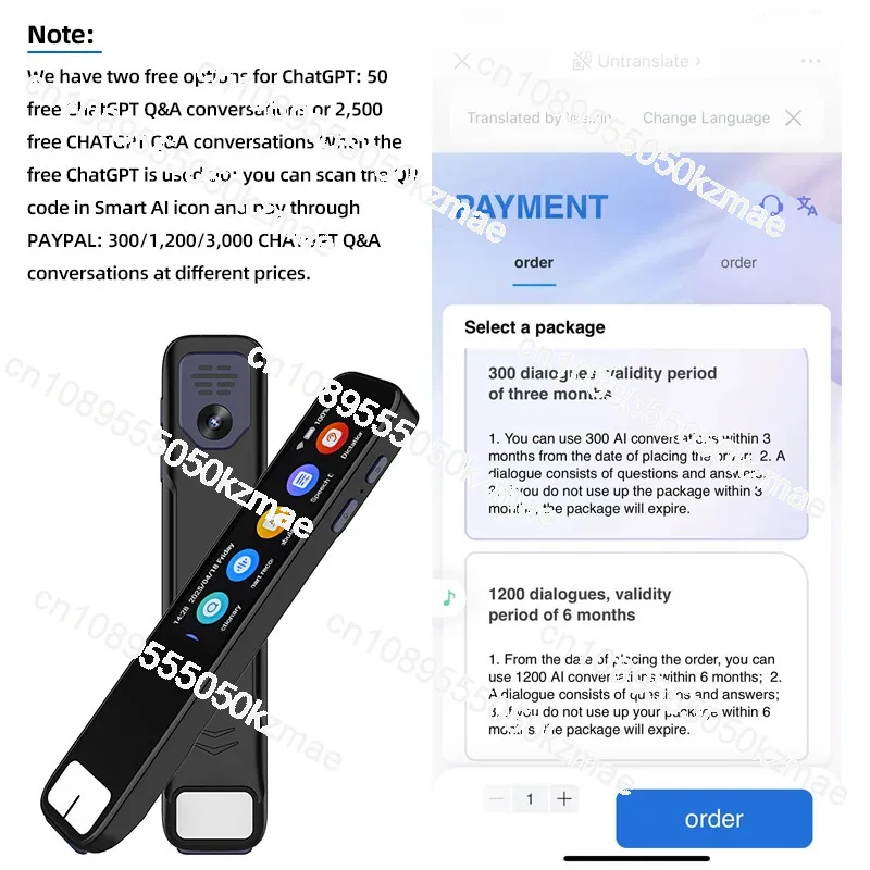 Suitable for smart pen scanning questions and receiving instant AI-generated answers with built-in ChatGPT integration