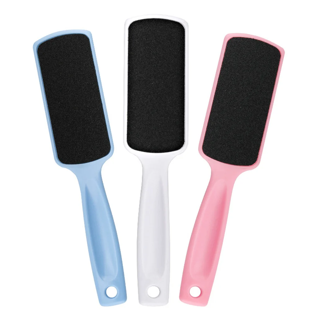 

6 шт., пластиковая двухсторонняя отшелушивающая пилка для мозолей ног, инструмент для педикюра, средство для удаления омертвевшей кожи, мягкий гладкий уход за кожей