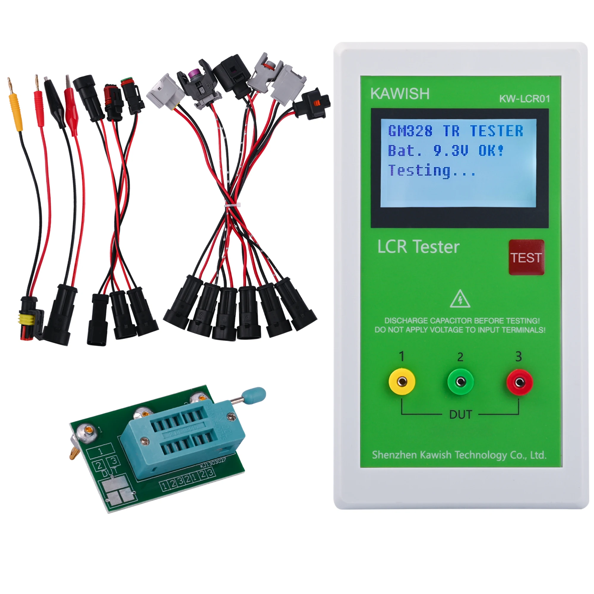 In-built Battery LCR01 TL-200 TR LCR ESR Resistance Capacitance Inductance Tester Diesel Common Rail Piezo LCR Injectors Tester