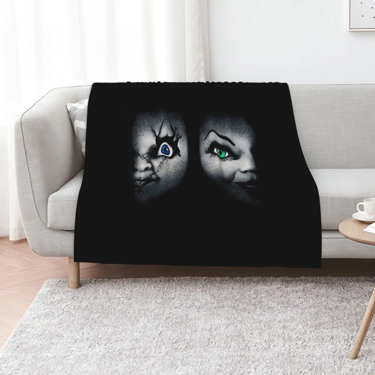 

Bride of Chucky Throw Blanket Cute Plaid Beautifuls Sleeping Bag Bed Blankets