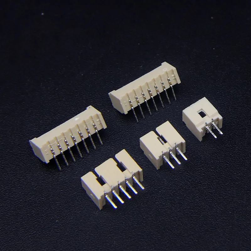 50pcs MICRO JST 1.25 2/3/4/5/6/7/8/9/10 Pin Connector 1.25MM Pitch Right Angle / Straight Pin Header / Housing / Terminal