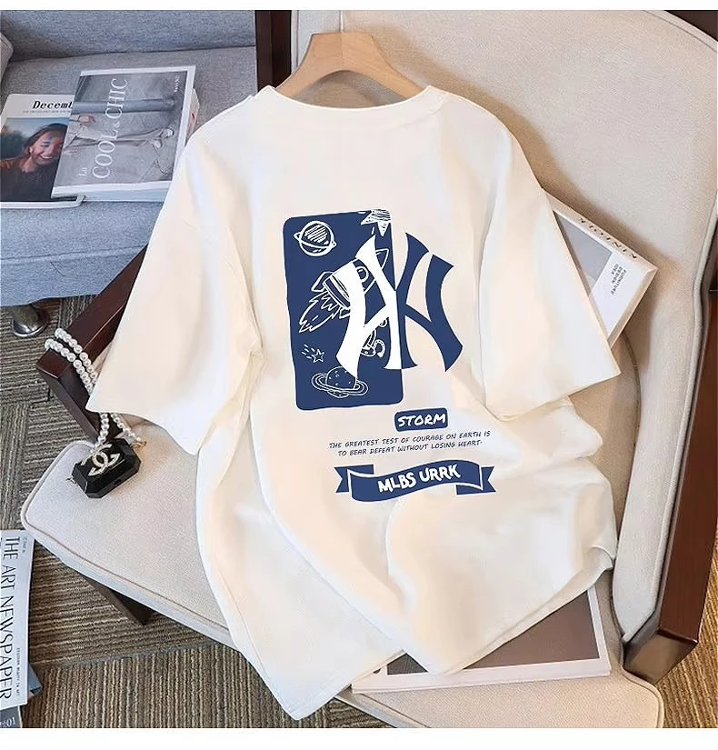 2026 Summer Fashion New Trend Fashion Short-Sleeved Printed T-Shirt - Men's and Women's Street Casual Shirt - Summer Selection