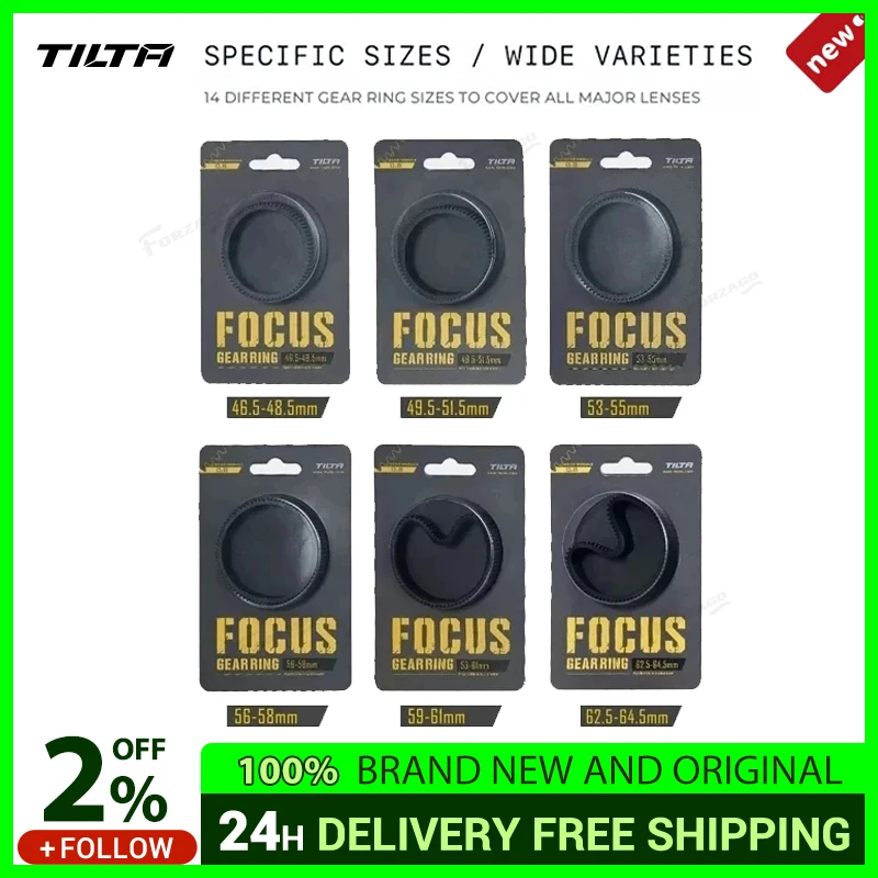 Tiltaing Seamless Focus Gear Ring 360  Rotation Silent Follow Focus Ring For SLR DSLR Camera Accessories Tilta TA-FGR