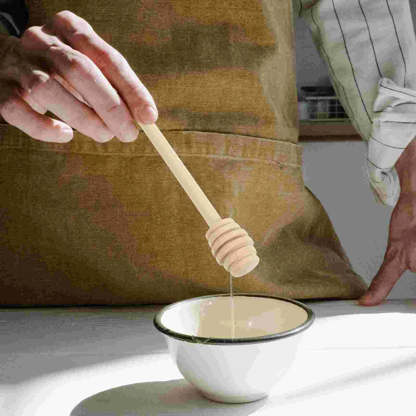 3-teiliges Honig-Rührerschaufeln, Rührstab, Heimstab, Multifunktions-Rührzubehör aus Holz