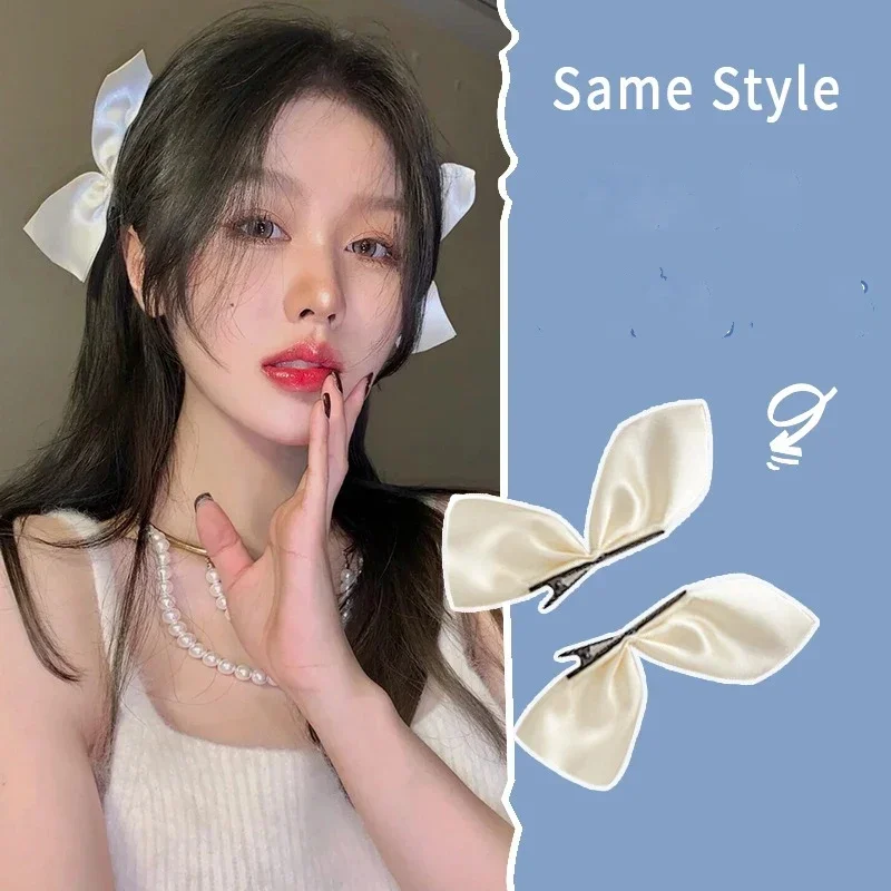 GUUOAT Cute Bow Hair Clip Princess Style Side Half Style Clip for Women Three-Dimensional Intimate Accessory Sexy Body Jewelry