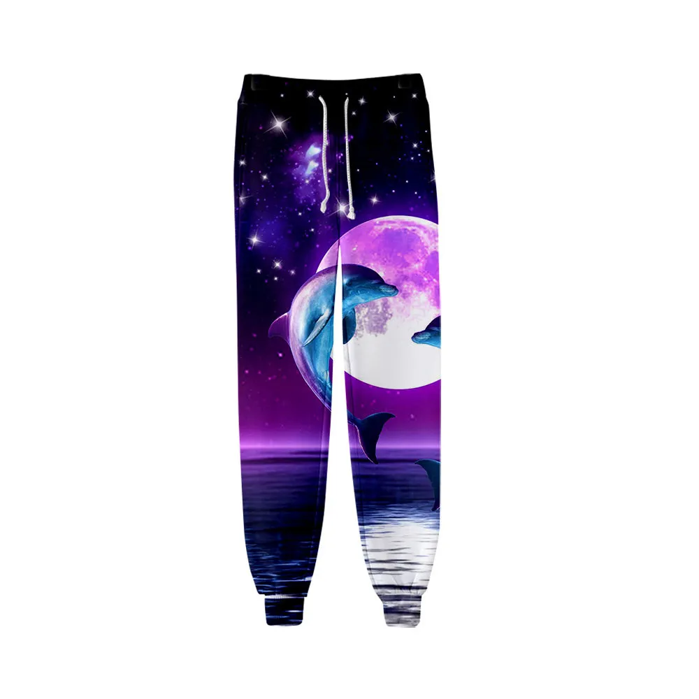 Animal Dolphin Sweat Pants 3D Joggers Pants Casual Trousers Men/Women Hip Hop Sweatpants Pantalon Homme Streetwear