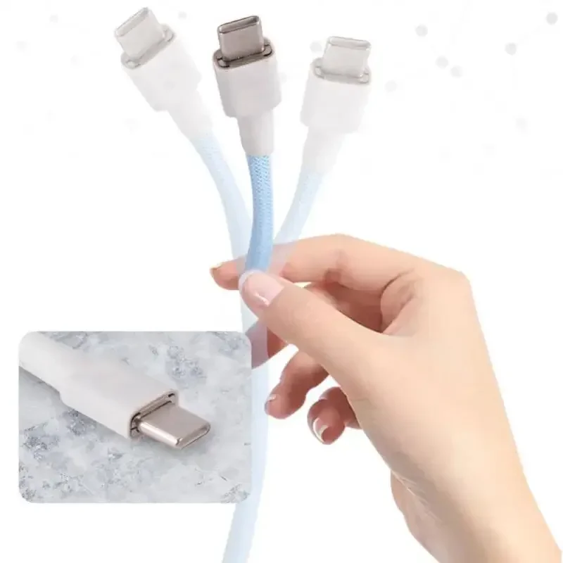 Mechanical Keyboard Coiled Cable Wire Type C USB Port Coiling Cable Desktop Computer Gaming Keyboard Accessories